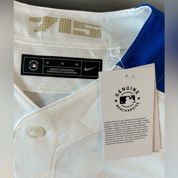 Nike Atlanta Braves City Connect MLB Baseball Jersey White Men’s Size: XL - Picture 3 of 6